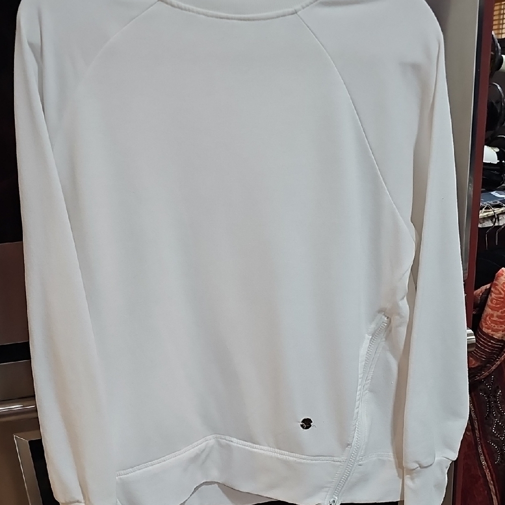 Jones New York White Sweatshirt